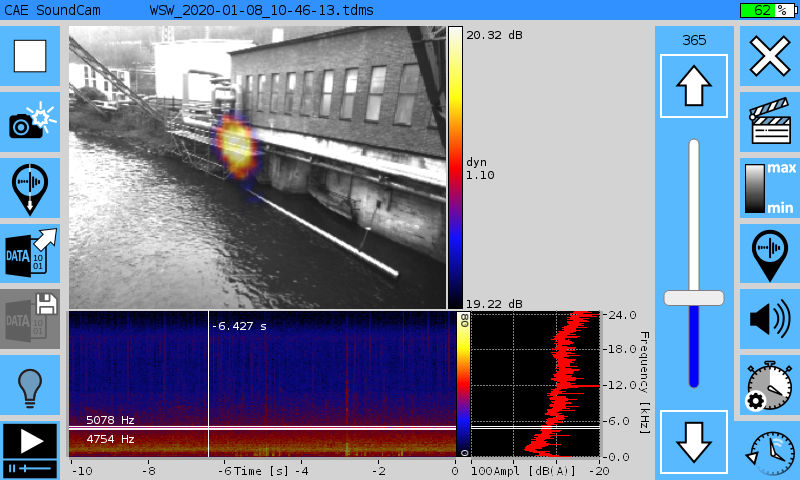 Akustische Kamera im Einsatz